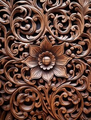 Carved Wood Wall Art: Exquisite Intricate Patterns & Designs in Wooden Panels