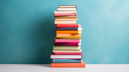 coloring books stacked