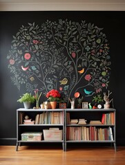 Customizable Chalkboard Wall Art: Express Your Creativity with Personalized Drawings and Messages