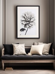 Classic Monochrome: Charcoal Sketch Wall Art for a Timeless Statement.