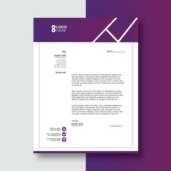 Streamlined and Chic Business Stationery letterhead design