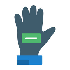 Obraz premium Racing glove Icon