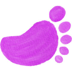 Little Feet PNG Transparent, Drawing Little Feet, Baby Footprints Clipart, Baby Footprints Colorful