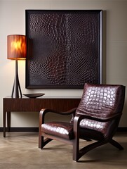 Embossed Leather Wall Art: Luxurious and Textured Decor for Every Room
