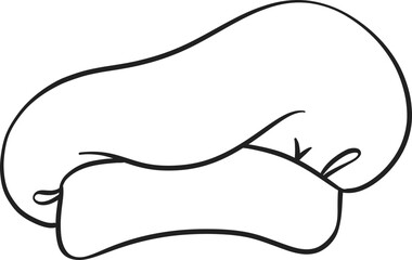 Chef Hat Cooking outline doodle