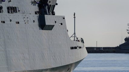 MINEHUNTER - The warship is sailing to a sea mission