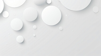 Abstract white and gray circle presentation background