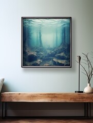 Floating Frame Wall Art: Captivatingly Suspended Artwork within Acrylic or Glass Frames