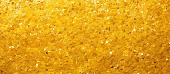 Yellow shiny fine and glamour glitter background.
