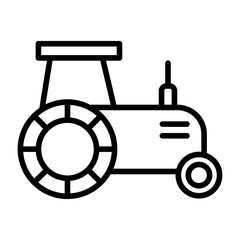 Obraz premium Tractor Icon