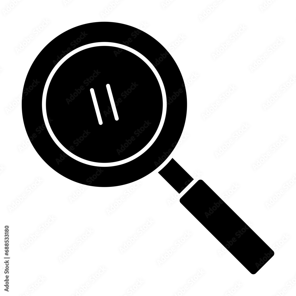 Canvas Prints Magnifying glass Icon