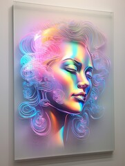 Dynamic Perspective: Transformative Holographic Wall Art