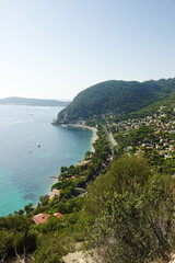 Fototapeta na wymiar The seaside in Eze village, the French Riviera 