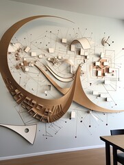 Mathematical Formula Wall Art: Combining Equations and Graphics for a Mesmerizing Visual Spectacle.