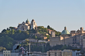 Ancona, la Cattedrale di San Ciriaco al tramonto - Marche 