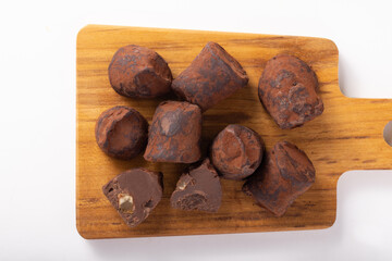 カカオトリュフ　オレンジピール