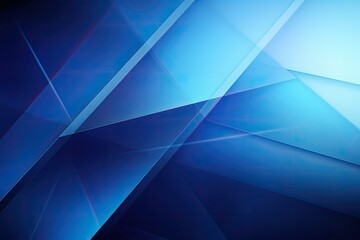 Obraz premium Abstract blue triangle background 