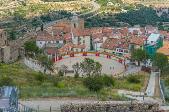 bullring in a town
