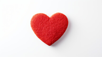Red Heart Shaped Cookie