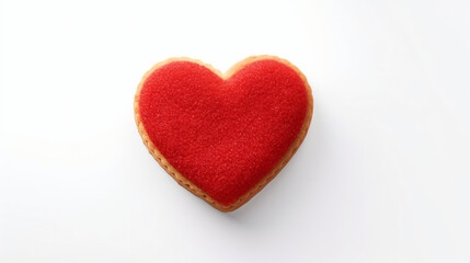 Red Heart Shaped Cookie