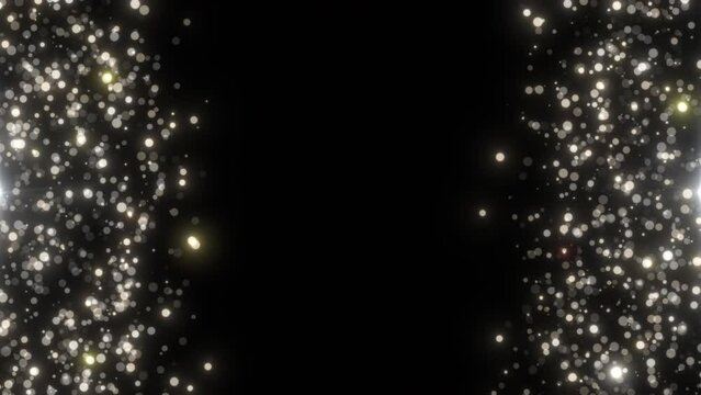 silver white christmas snowflakes border patterns background