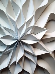 Intricate Origami Wall Art: Exquisite Paper Folds