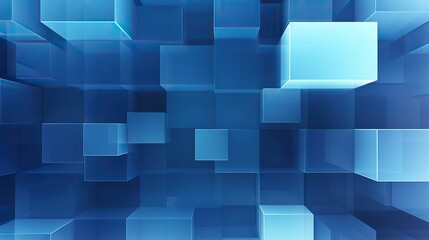 abstract blue squares background .Bright BLUE lines pattern in square style. Decorative design in abstract style with rectangles. - obrazy, fototapety, plakaty