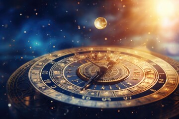 Astrology horoscope concept background - obrazy, fototapety, plakaty