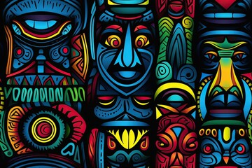 Latin american seamless pattern