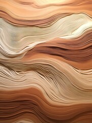 Fototapeta na wymiar Flowing Sands: Captivating Sand Art Wall Panels Immortalizing the Texture and Beauty of Desert Landscapes