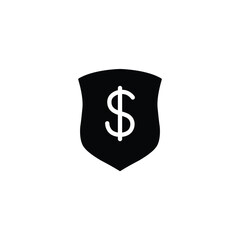 Obraz premium protect money icon vector shield savings protection icon