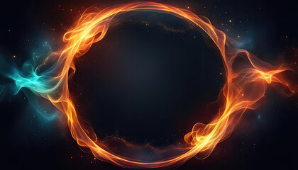 Beautiful cosmic portal for your New Year goals and predictions - obrazy, fototapety, plakaty