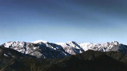 snowcapped mountains in Ajara, Caucasus