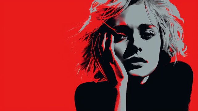 Woman Contemplating Life's Challenges