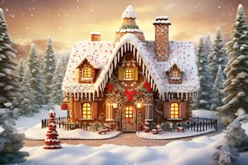 Christmas gingerbread house	