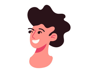 Person icon vector illustration. Avatars serve as digital personas, representing persons online presence and identity Portrait artists capture essence and personality person through their artwork