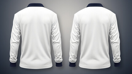 White short sleeve polo shirt