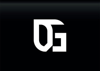 Monogram Letter DS Logo Design vector template,