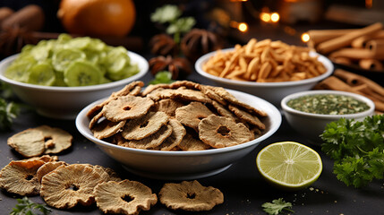 christmas cookies and spices