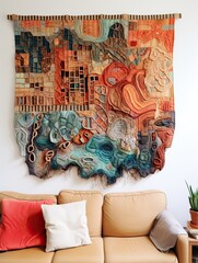 Textile Treasures: Captivating Woven Tapestry Wall Art in Intricate Designs