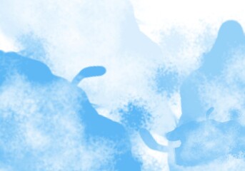 blue watercolor background