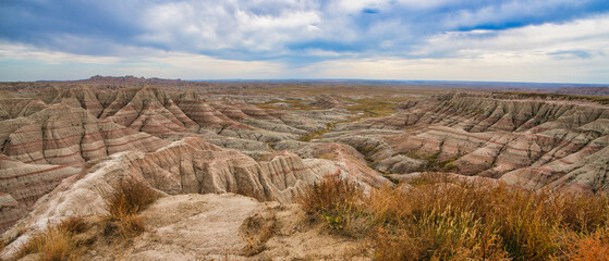 Badlands scenery