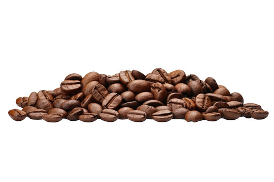 Roast Reverie: Diving into the Richness of Coffee Beans isolated on transparent background