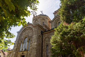Banja Koviljaca, Serbia - July 12, 2023: Church of Saints Peter and Paul in Banja Koviljaca, Serbia.