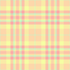 Fabric background tartan of textile seamless check with a texture vector pattern plaid.