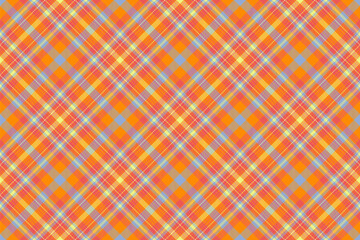 Vector check pattern of fabric plaid tartan with a seamless texture textile background.