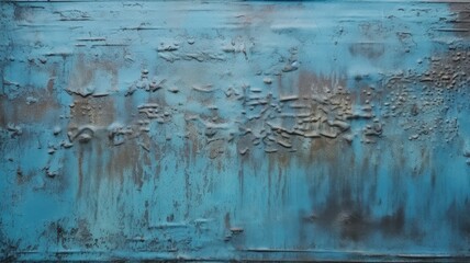 abstract blue paint rusty texture background for outdoor decor