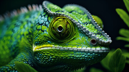 Fototapeta premium A Close-Up of a Lizard