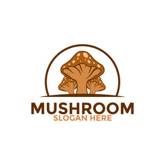Mushroom logo vector, Creative Mushroom logo icon design template