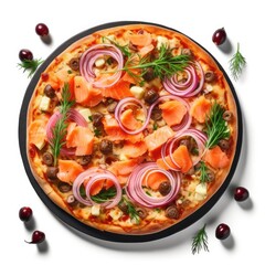 Pizza w Salmon